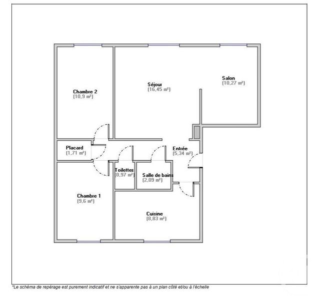 Afficher la photo en grand Appartement F4 à vendre - 4 pièces - 66,16 m2 - Pierrefitte Sur Seine - 93 - ILE-DE-FRANCE